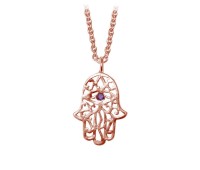 Rose Gold Plated Silver Necklace Line SPE-91-RO-GP